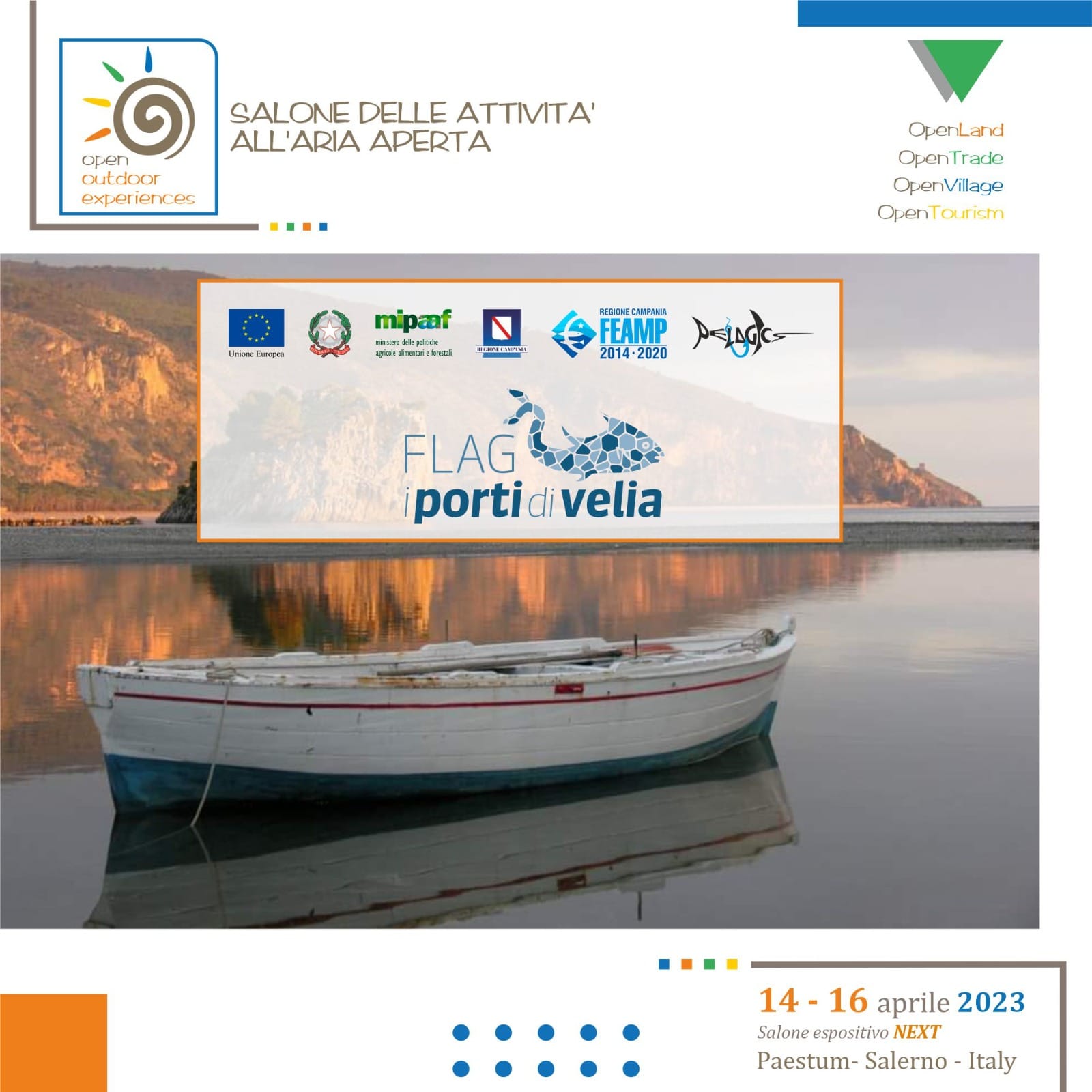 Il Flag I porti di Velia sarà presente alla prima edizione di Open Outdoor Experiences