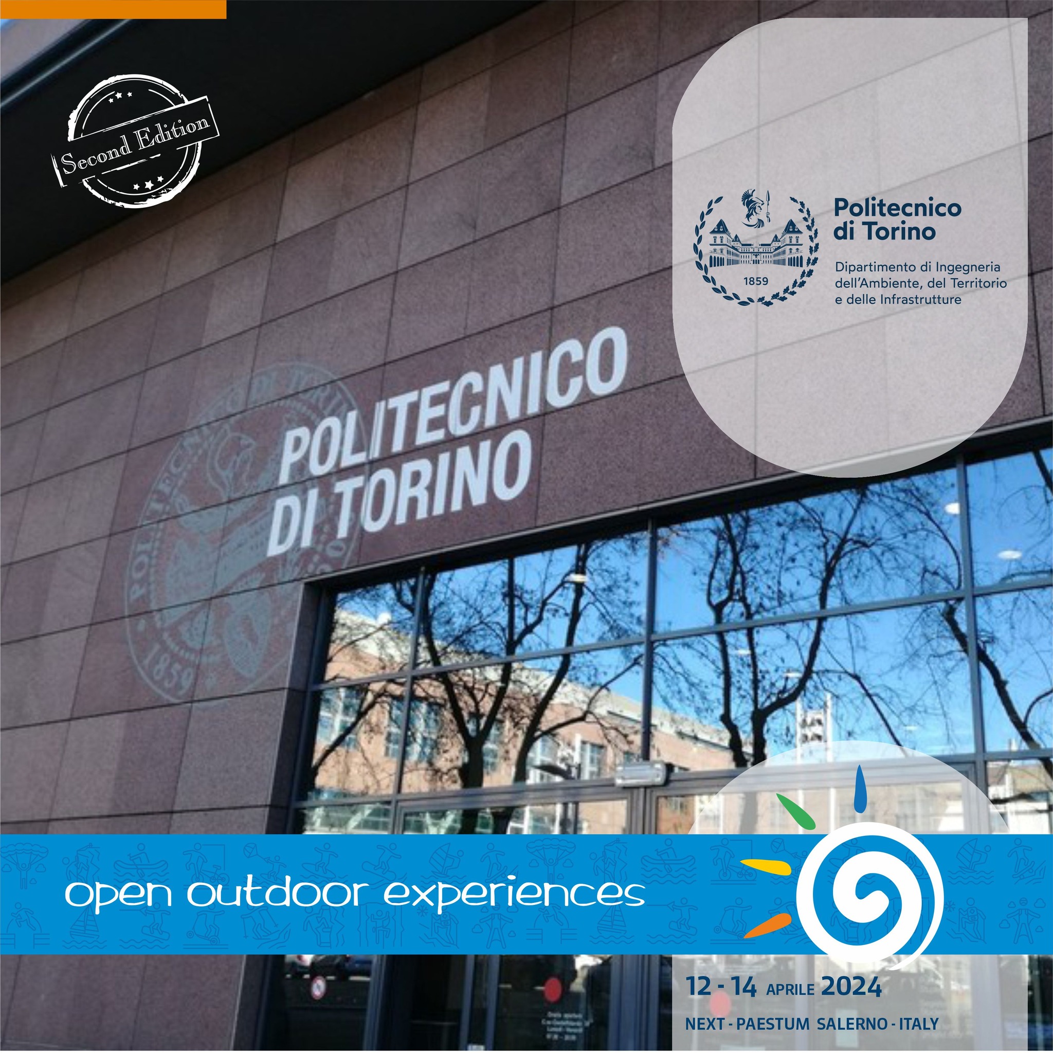 Open 2024 si arricchisce della collaborazione scientifica del Dipartimento di Ingegneria dell’Ambiente, del Territorio e delle Infrastrutture del Politecnico di Torino.
